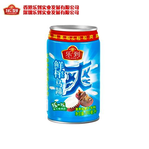 乐到鲜榨马蹄爽果粒饮料1*24*310ml