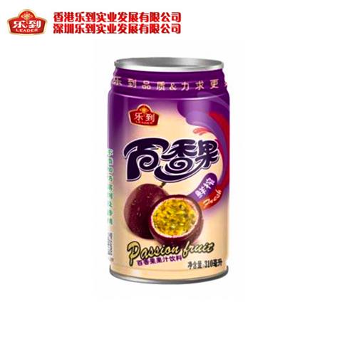 乐到鲜榨百香果果汁饮料1*24*310ml